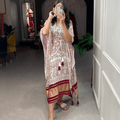 Bandhani Off-White Print